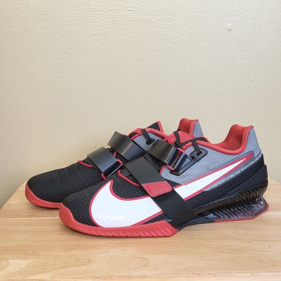 Nike Romaleos 4 Weightlifting Shoes Black Red CD3463-003 Men\'s Size 10.5 main image 6